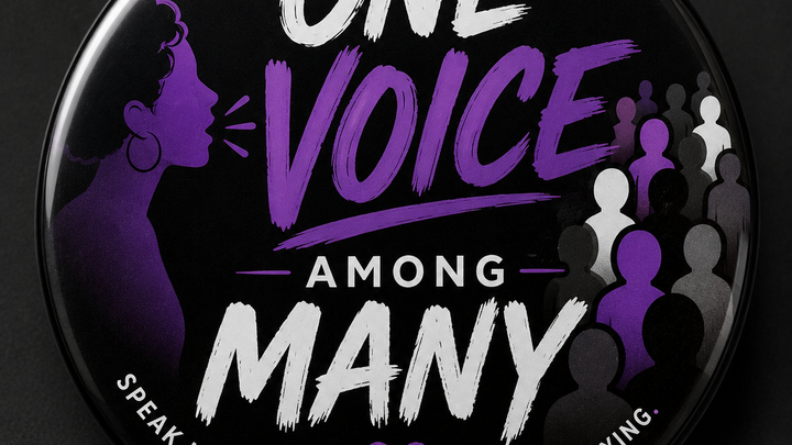 One voice among many campaign photo, 1 of 7