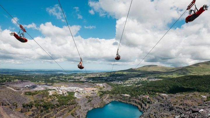 Zipping to help breast cancer campaign photo, 1 of 4