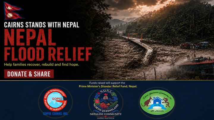 Cairns Stands with Nepal: Flood Relief Appeal campaign photo, 1 of 4