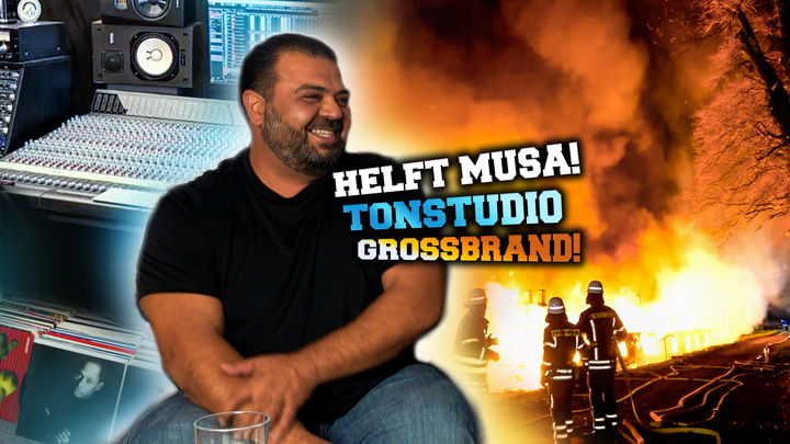 Helft Musa! - Alles verloren nach Tonstudio-Großbrand! campaign photo, 1 of 8