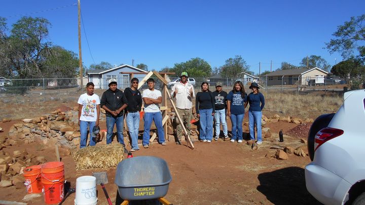 COMMUNITY CEREMONIAL HOGAN ON THE NAVAJO RESERVATION campaign photo, 1 of 8
