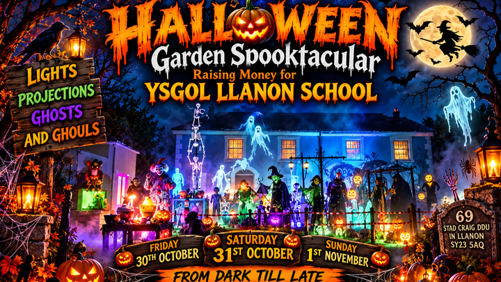 Steve's Halloween Spooktaculor Garden Display campaign photo, 1 of 7