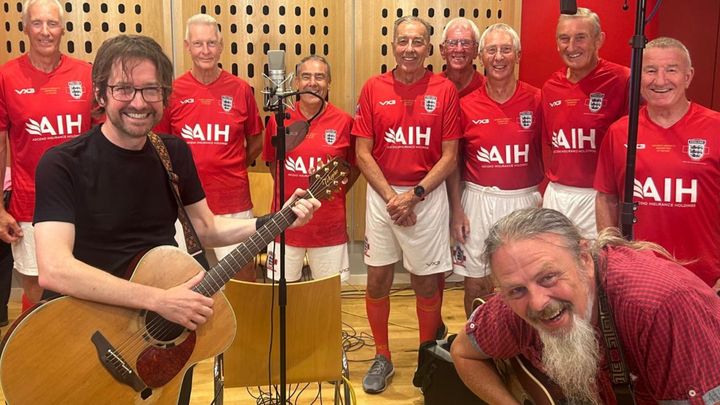 England Veterans Over 75s raise money for Oldham communities campaign photo, 1 of 3