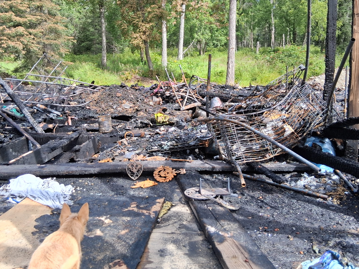 Andersons house fire campaign photo, 1 of 7