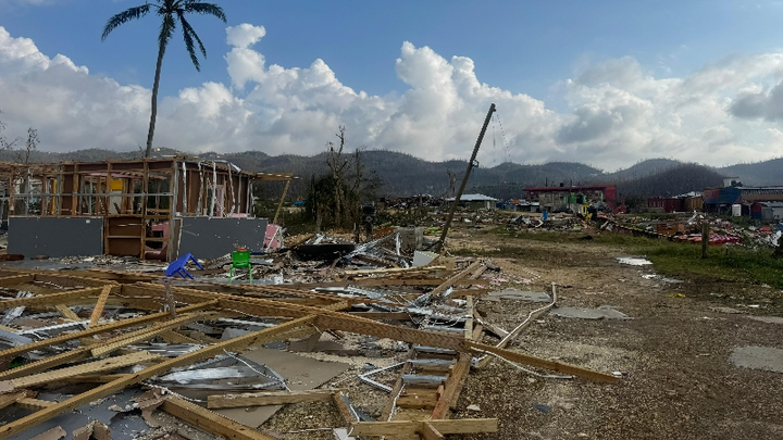 Hurricane Melissa aftermath. Help Us Rebuild campaign photo, 1 of 7