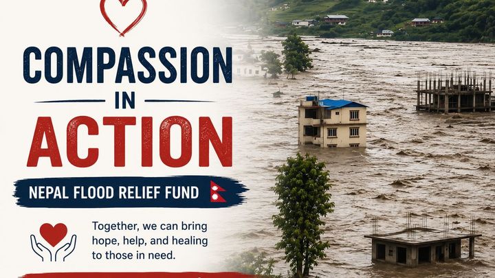 Aid for flood victims in Nepal campaign photo, 1 of 5