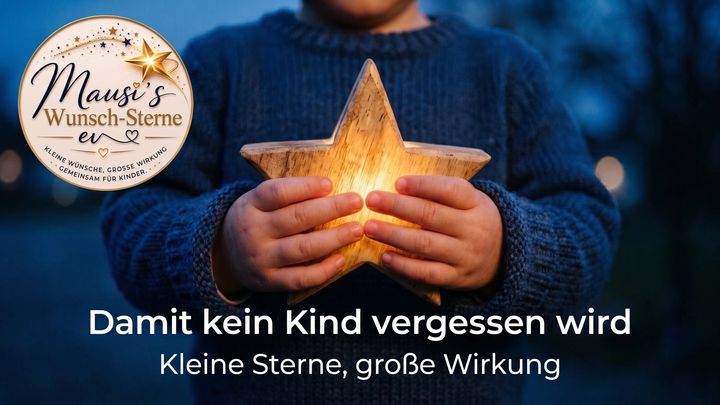 Kampagnen-Foto für Mausis Wunsch-Sterne: Schenke Kindern Träume & Hoffnung!, 1 von 3