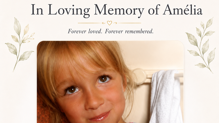 In Loving Memory of Amélia campaign photo, 1 of 5
