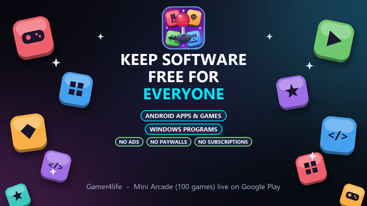 Keep Gamer4life's software free for everyone campaign photo, 1 of 3