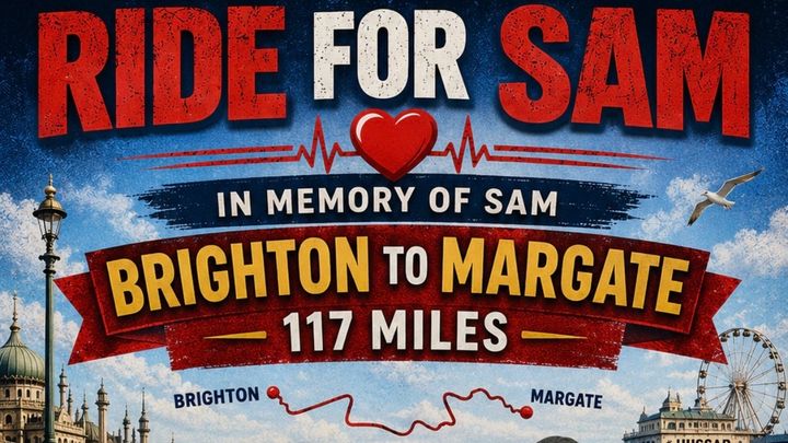 RideForSam campaign photo, 1 of 7