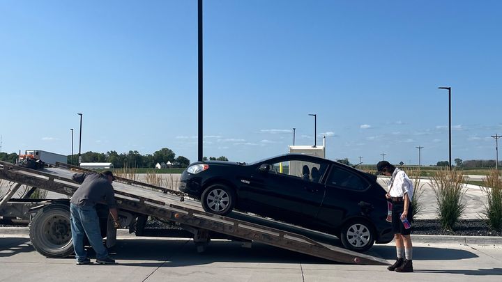 help us replace totaled car, finish tour, go home campaign photo, 1 of 2