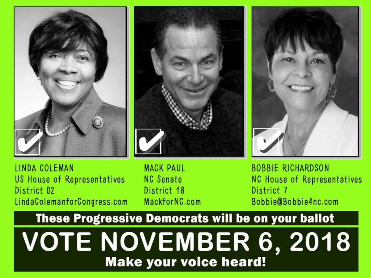 Postcards to minority voters in NC campaign photo, 1 of 3