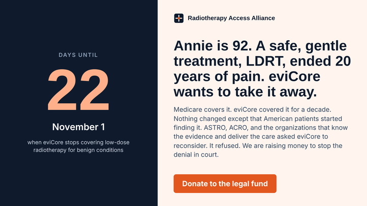 Don't Let Insurers Take Away LDRT From Patients Like Annie C campaign photo, 1 of 3