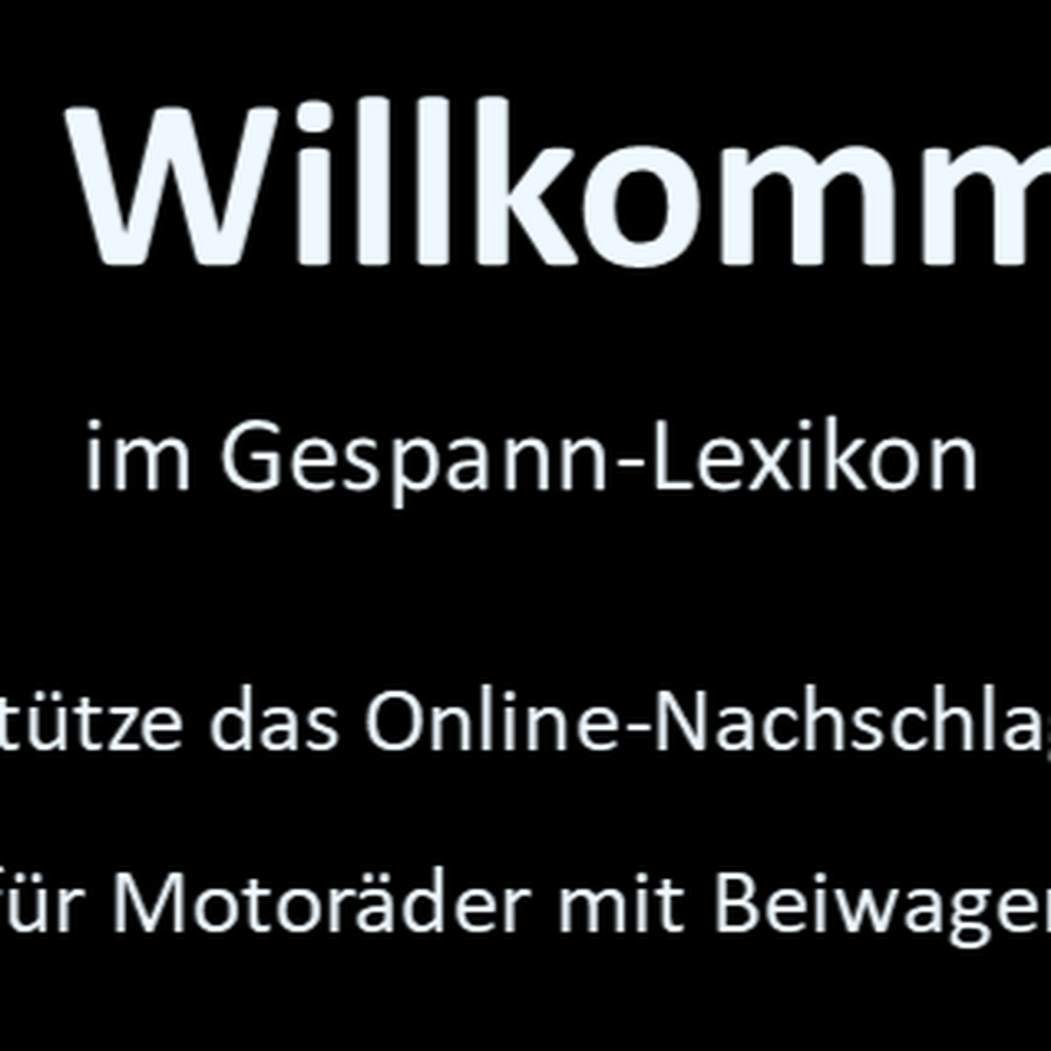 Gespann-Lexikon
