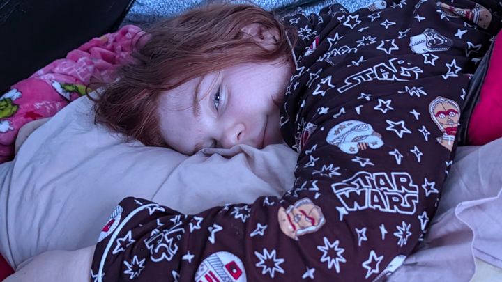 Freya has been diagnosed with Brain cancer medulloblastoma campaign photo, 1 of 6
