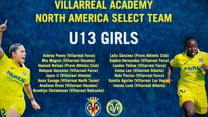 Villarreal Academy North America select team