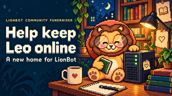 Help keep LionBot online: a new home for Leo campaign photo, 1 of 3