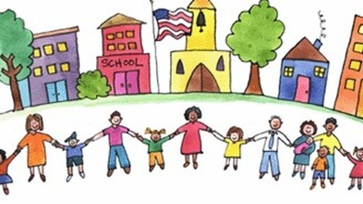 family school community clipart