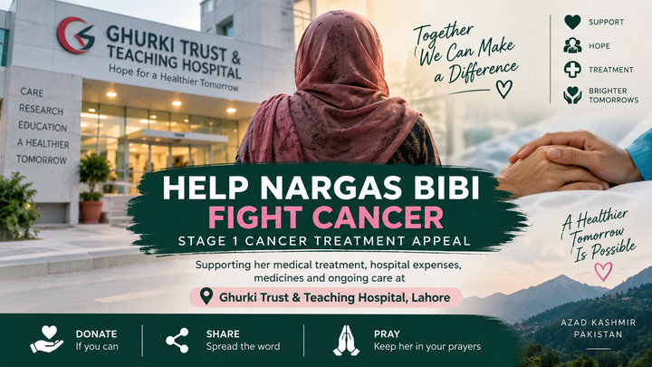 Help Nargas Bibi Fight Cancer campaign photo, 1 of 3