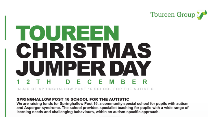 Springhallow Post 16 Fundraiser by Toureen Contractors LTD : Christmas Jumper day ! In aid ...