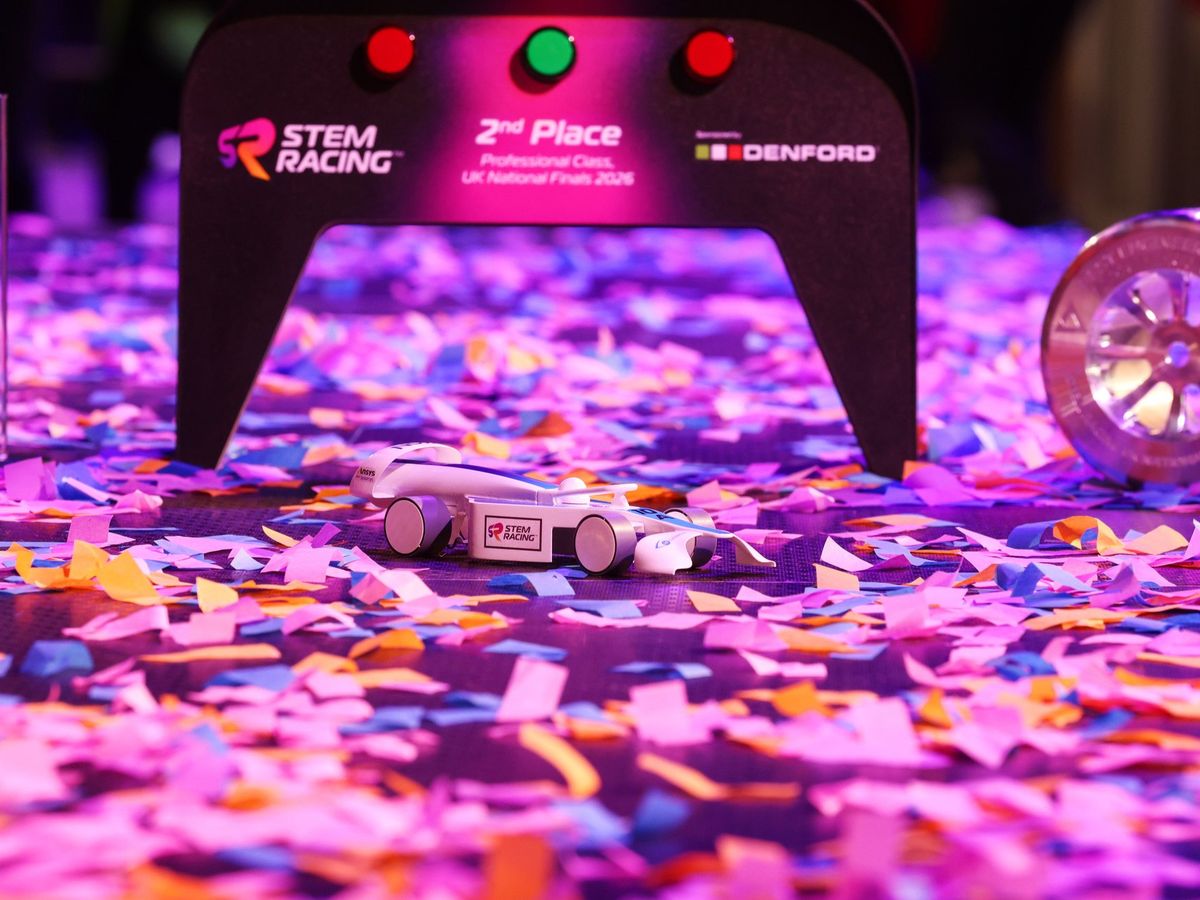 Team NOVA compete in the Aramco STEM Racing World Finals 26 campaign photo, 1 of 7