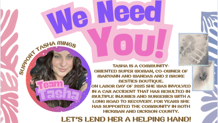 Support Tasha Mings' Road to Recovery campaign photo, 1 of 7