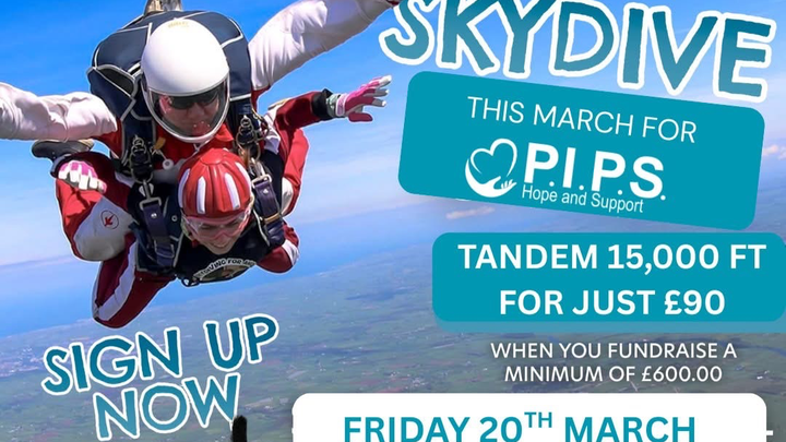 Skydive for PIPs campaign photo, 1 of 3