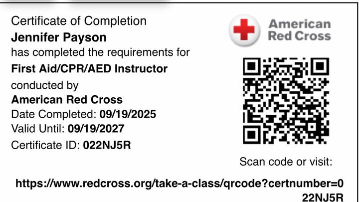 Help me teach life saving CPR to the community! campaign photo, 1 of 5