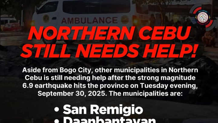 6.7 Magnitude Earthquake in Northern Cebu. Donate to help… campaign photo, 1 of 8