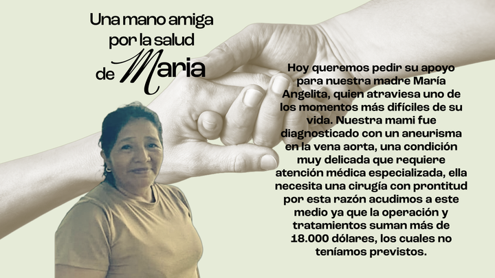Una mano amiga para Maria Angelita campaign photo, 1 of 5