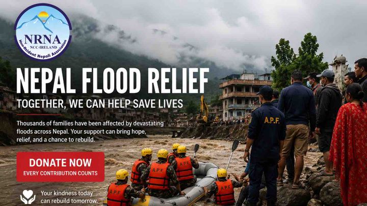 Nepal Flood Relief Appeal – NRNA Ireland campaign photo, 1 of 6