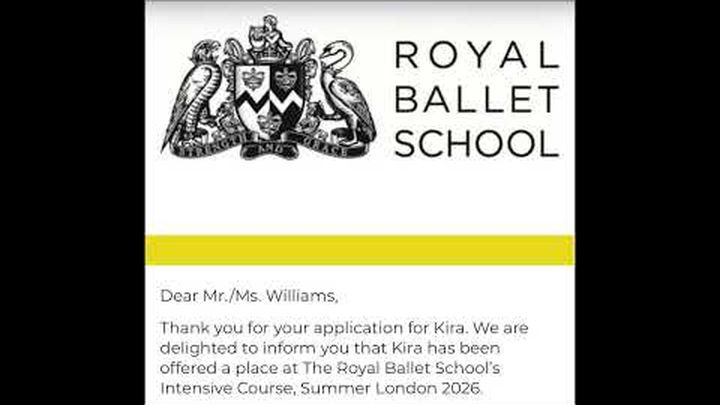 Help Kira Take the Stage in London's Royal Ballet video thumbnail, 1 of 8