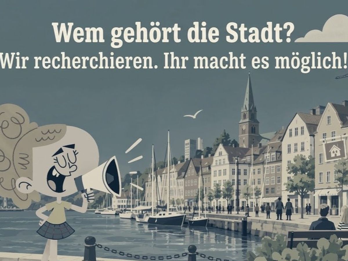 Kampagnenbild: Wem gehört die Stadt? Unterstützt unsere Recherche!