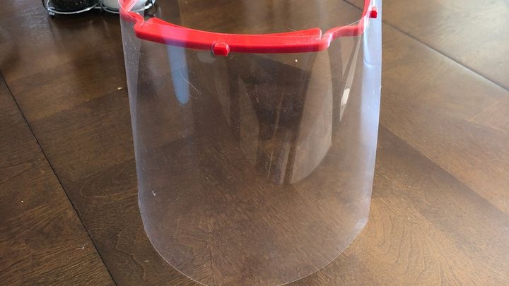 COVID-19 Face Shields campaign photo, 1 of 2