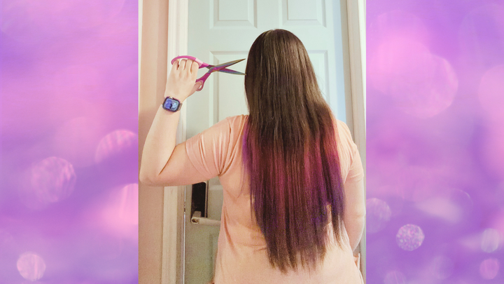 Two Feet of Hair, One Good Cause ✂️ campaign photo, 1 of 3