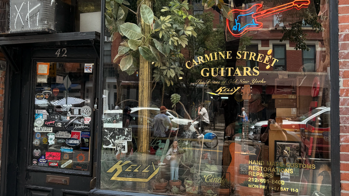 Fund NYC’s Iconic Carmine Street Guitars