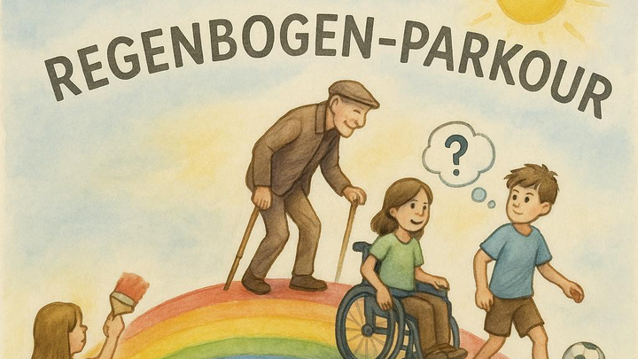 Abschlussprojekt: „Regenbogen-Parkour“-Gemeinsam bunt&bewegt campaign photo, 1 of 3