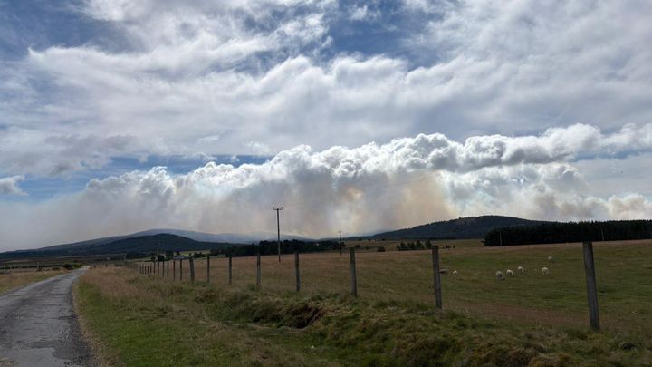 Support for Cairngorm Wild Fires in Nethy Bridge