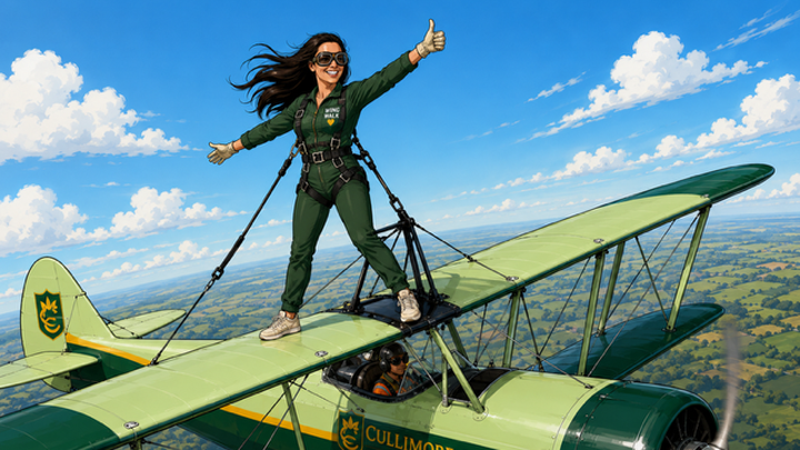 Taking to the skies for Charity- Wing walk Challenge campaign photo, 1 of 3