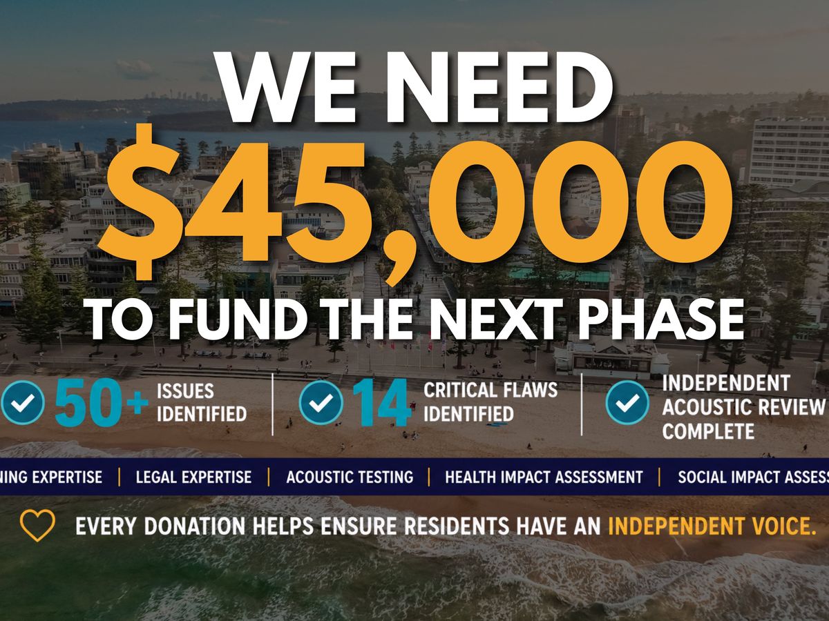 Fund the Challenge to Manly's Special Entertainment Precinct campaign photo, 1 of 8