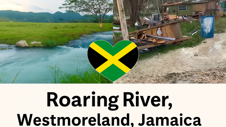 Rebuild Roaring River, Jamaica- Hurricane Melissa Relief campaign photo, 1 of 3