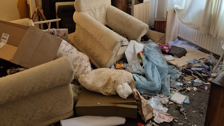 A friend's home ruined by squatters while in hospital campaign photo, 1 of 6