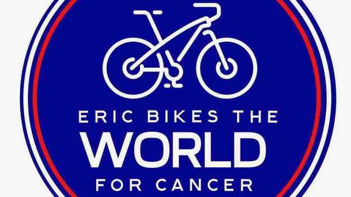 Eric Bikes The World For Cancer campaign photo, 1 of 8