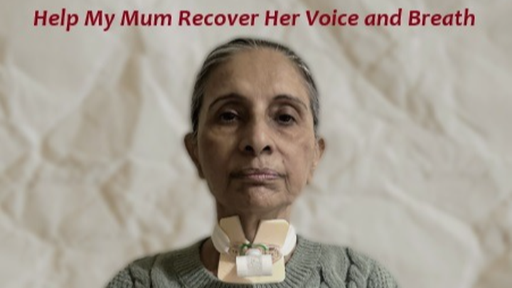 Help My Mum Recover Her Voice and Breath campaign photo, 1 of 7
