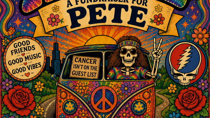 For Pete's Sake! Cancer Chose the Wrong Hippie! campaign photo, 1 of 3