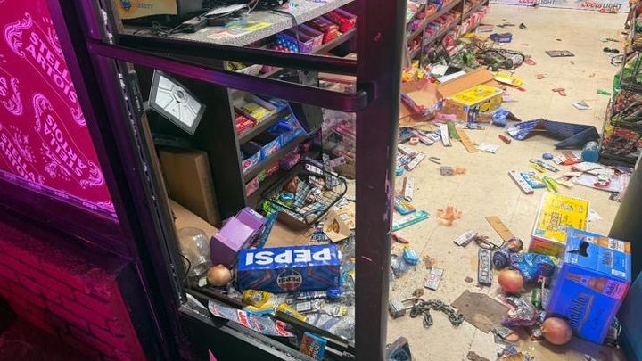 Dozens of looters destroyed our family store campaign photo, 1 of 8