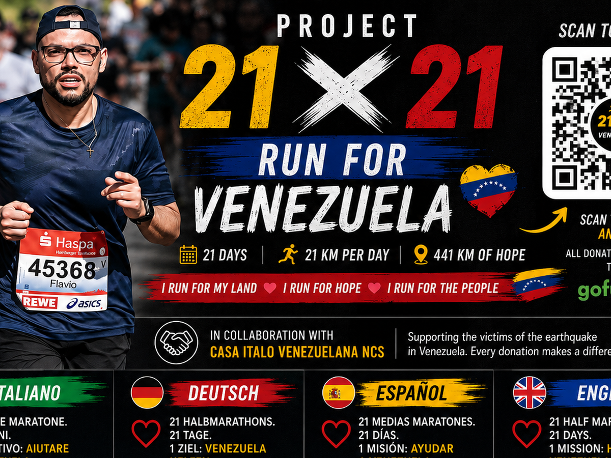 Project 21×21 Run for Venezuela campaign photo, 1 of 6