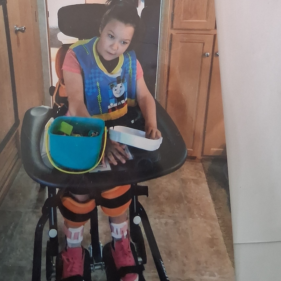 Josie Gauvin Atteinte de Paralysie Cérébrale