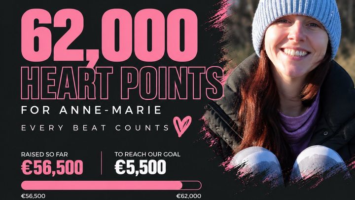 Every Beat Counts - 62,000 Heart Points For Anne-Marie campaign photo, 1 of 4