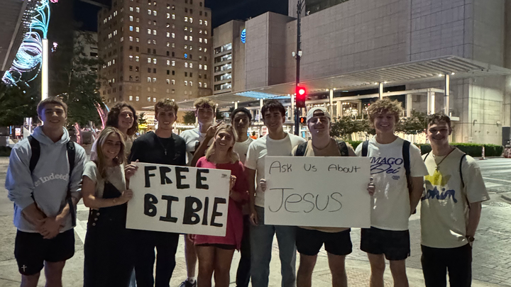 Bibles for Dallas campaign photo, 1 of 3